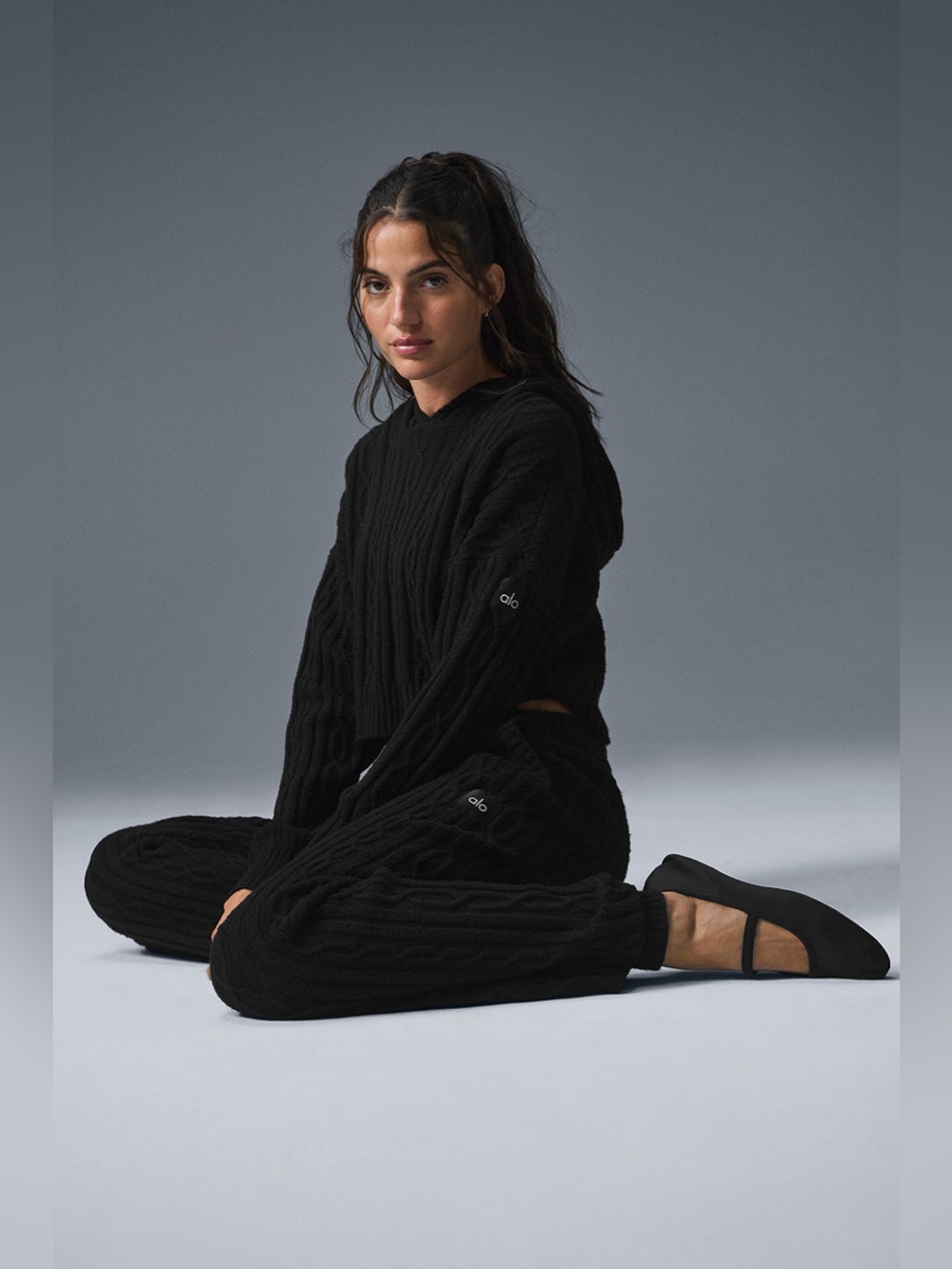 Alo Yoga Cable Knit Winter Bliss Set